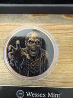 Wessex Mint Zombie “RIP” 1/2 oz .999 Fine Copper Round Coin in Capsule