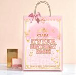 Personalised P Louise Birthday Gift Bag | Pink Gold Glam Party Bag, Luxury Style