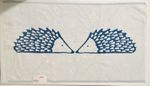 Scion Mr Fox Denim Hedgehog Reversible Bath Mat