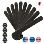 Nail Files Emery Boards Double Sided Professional 100/180/240 Grit