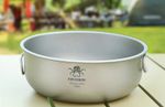 Hwzbben Pure Titanium Frying Pan - Lightweight, Portable & Durable For Camping