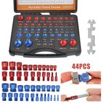 Nut and Bolt Thread Sizer Kitmale/Female Nut and Bolt Size Identifier Gauge Tool