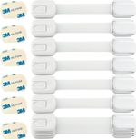 Baby Safety Door Lock cupboard Cabinet Drawer 3m tape Pet Child locks UK seller