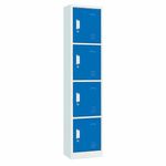4 Door Steel Locker 1850mm H x 380mm W x 450mm D