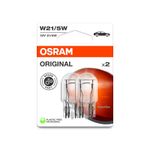 2x Genuine Osram Original W21/5W (R580) 21/5w 12v Clear Bulbs [7515-2BL]