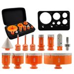 M14 Diamond Drill Bit for Porcelian Tile Marble 6-110mm 12pc Adapter Chamfer Bit