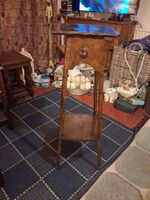 Vintage Arts And Craft 2 tier plant stand, 1930s