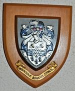 Broxtowe Borough Council plaque shield crest coat of arms