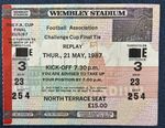 Unused 1987 FA Cup Final Coventry City Spurs Football League Match Ticket Stub