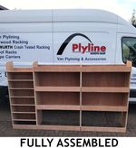 VW Crafter Van Shelving Racking MWB L2 Plywood System Case Storage Unit