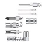 1 Set 90 Degree Grease Nozzle Adapter Coupler Needle Nozzle Grease Fitting Tool