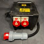 63A 3P+N+E Mains Distro IDE Systems Event Power 2 x 32A 3 Phase Sockets HO7 Tail