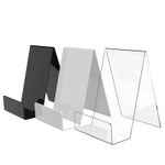 Book Stand Plate Phone Holder Display Clear White Black Acrylic Perspex Perspex