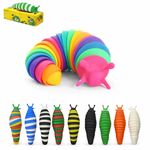 3 Fidget Slug Articulated Fidget Toy Realistic Slug Insect Decompression Toy Fun