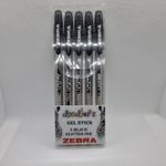 Zebra Pen Doodlerz Gel Stick Pen, Bold Point, 1.0mm, Black Ink, 5-Pack, 2660