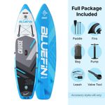 Bluefin Cruise SUP Blue, Stand Up Inflatable Paddle Board , 10,8" EX-DEMO V4