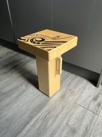 Katho Percussion Katha Konga Wooden Cajon Box Drum with Black Graphic Top
