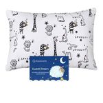 Toddler Pillow with Pillowcase - 13X18 Soft Cotton Chlid Kids Pillows - Washa...