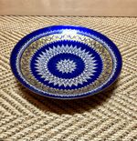 Blue & Gold enameled copper decorative dish Bowl: Studio Steinböck Email Austria