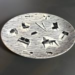 Ridgway Homemaker Collectable Oval Sandwich Platter 30×22cm Enid Seeney England