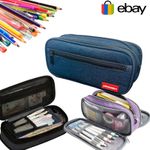 Premium Pencil Case Durable & Spacious with 4 Pockets school Multi-Purpose Pouch
