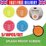 5/10Pcs Urinal Screen Mat Pad Deodoriser Anti Splash Toilet Fresh Fragrance UK