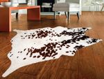 100% Genuine Cow hide Rug Area Carpet Skin Leather 25.84 sq.feet (61"x61") A 144