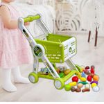 Mini Supermarket Shopping Cart Role Playing Game with 30 Play Accessory Handcart