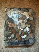 Job Lot 1kg Mixed World Foreign Coins