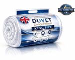 King Size Duvet Quilt Cool Light & Winter Warm  ALL TOGS  4.5 7.5 10.5 13.5 15.0