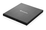 Verbatim External Slimline Blu-ray Writer UHD 4k  USB3.2 Drive USB-C-43888