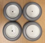 110MM GREY PVC WHEELS SET OF 4