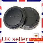 Body and Rear Lens Cap for Fujifilm X Mount Camera Set Fuji