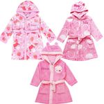 Girls Personalised Peppa Pig Dressing Gown Bath Robe Robe Susie Sheep 18 M-6 Yrs