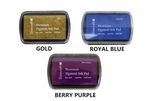 Dovecraft Pigment Ink Pads Stamping In Many Colours Purple Blue Gold UK