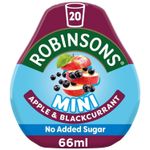 Robinsons Mini No Added Sugar Low Calorie Apple and Blackcurrant 66 ml