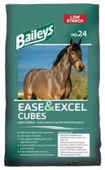 Baileys Horse No.24 Ease and Excel Cubes Horse Feed 20kg - Low Starch Cubes