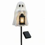 Halloween Ghost Solar Garden Light Spooky Outdoor Decor Weatherproof