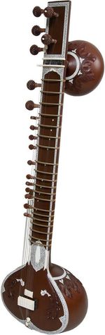 HAHAPA Indian Maharaja Ravi Shankar Style Sitar  Double Tumba with Fibre Box