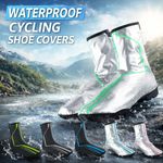 Waterproof Cycling Bike Shoes Cover PU fluff Windproof Thermal Rubber Overshoes