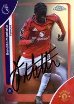 Bendito Mantata Manchester United Topps Chrome PL 2026 Hand Signed Card