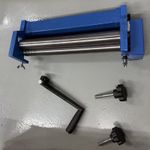 SJ300 Manual Slip Roll Rolling Bender Steel Plate Bending Round Machine 3 Roller