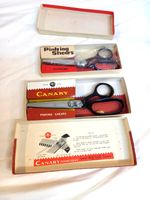 Dressmaking Tools 2 Pairs Ross 18cm Long & 20cm Canary Long