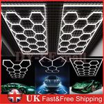 5-14 Hexagon LED Lighting 6500K 220V For Car Retail Garage Workshop Gym Barber
