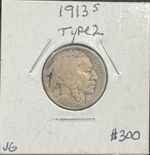 1913-S TYPE 2 BUFFALO NICKEL ~ VG ~NICE RARE KEY DATE COIN~