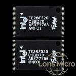 Qty of 2 per Lot Intel TE28F320C3BD70 NOR Flash Parallel 3V/3.3V 32Mbit