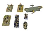 Job Lot WWII Soviet Russian Naval Infantry Painted Boats, Plane & Figures Unbox.