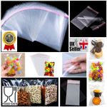 Clear Cello Bags Cellophane Self Seal Large Small For Sweet Card Craft Party OPP
