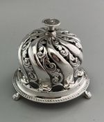 Victorian Silver Desk Bell DEakin & Francis Birmingham 1898 AEEZX