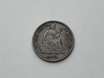 United States 1861 Silver Seated Liberty Half Dime